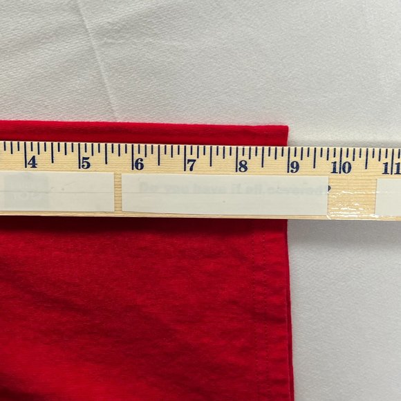 Hanes Event Staff T-Shirt Men's 2XL Red Short Sleeve Unknown Asia Concert/Event - Picture 5 of 8